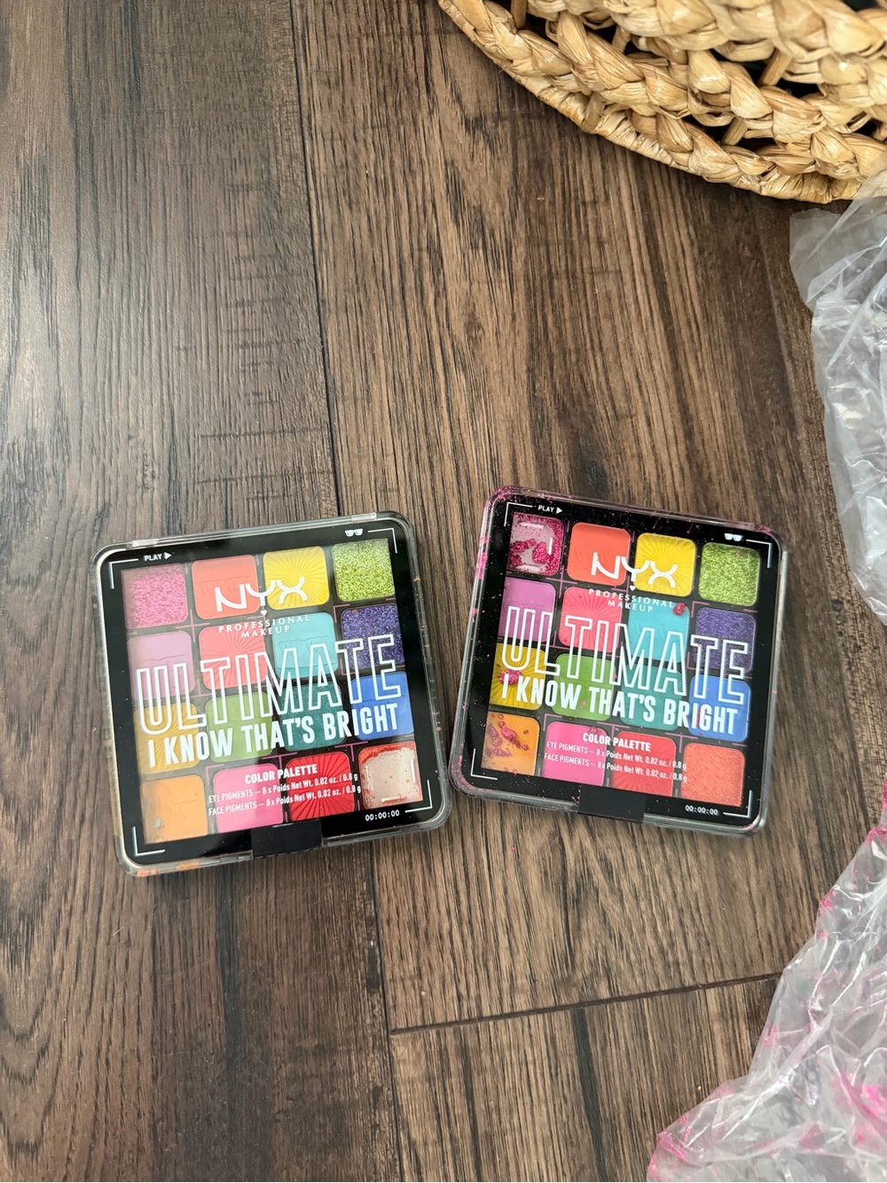 NYX
Professional Makeup
Ultimate Eyeshadow Palette I Know
That's Bright set of 2
